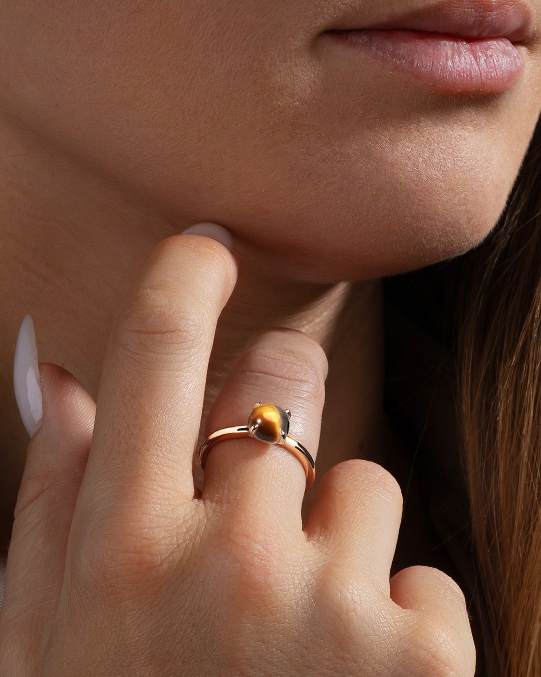 Bague Œil de tigre Messinia