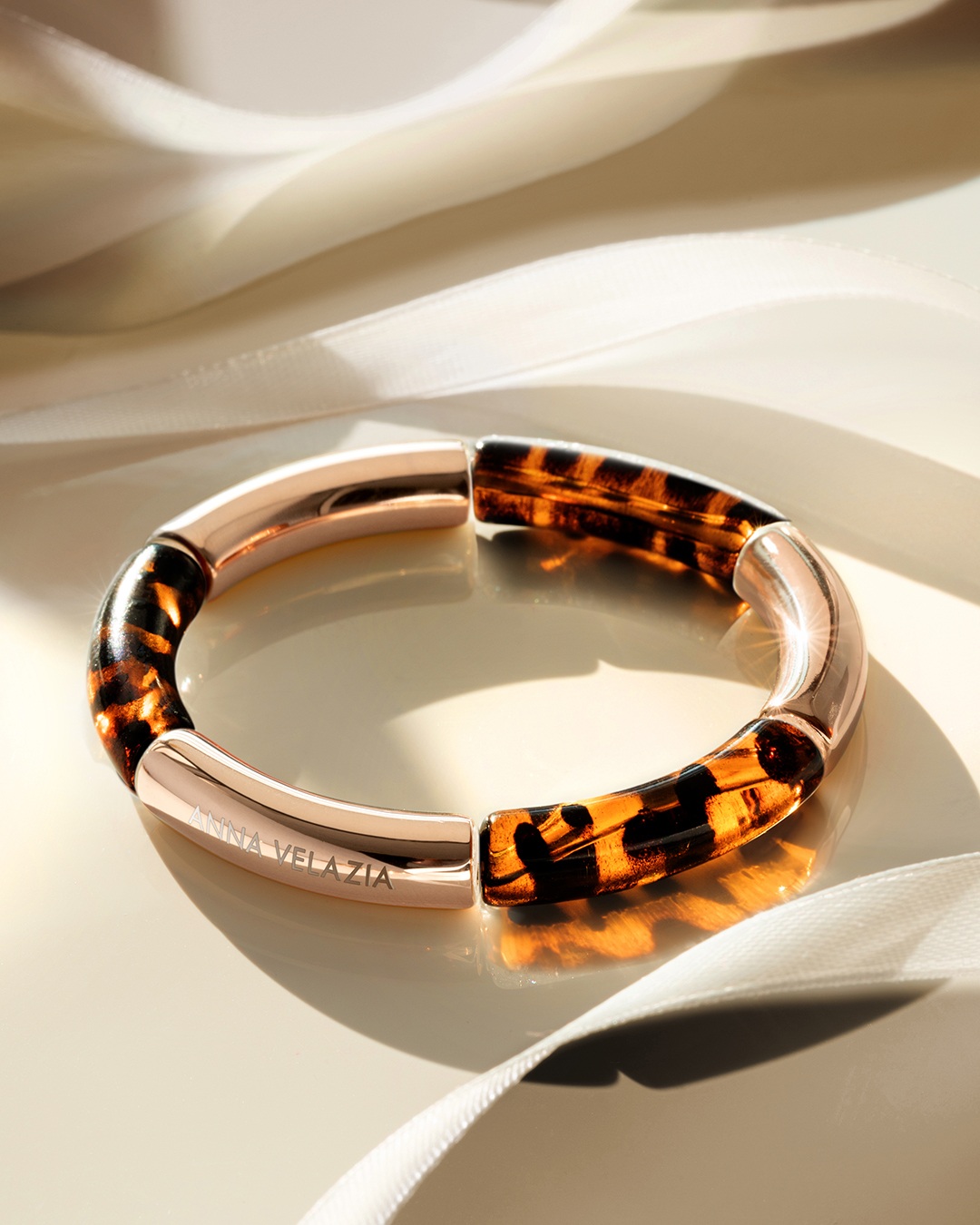 Packshot Bracelet Acétate Léopard Livenza