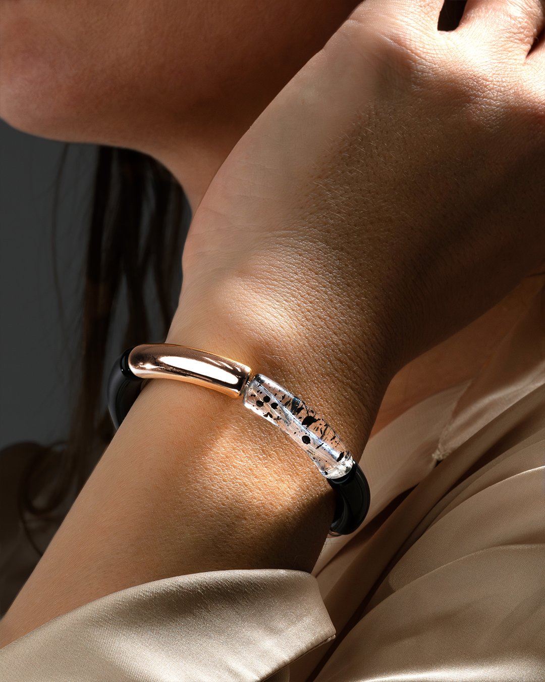 Bracelet Acétate Voile d’Ébène Oglio