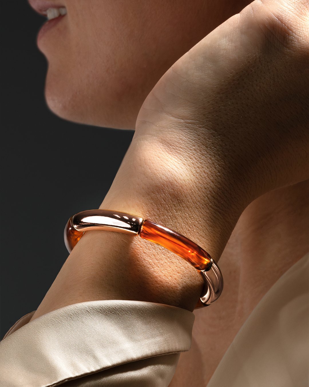 Bracelet Acétate Ambré Adda