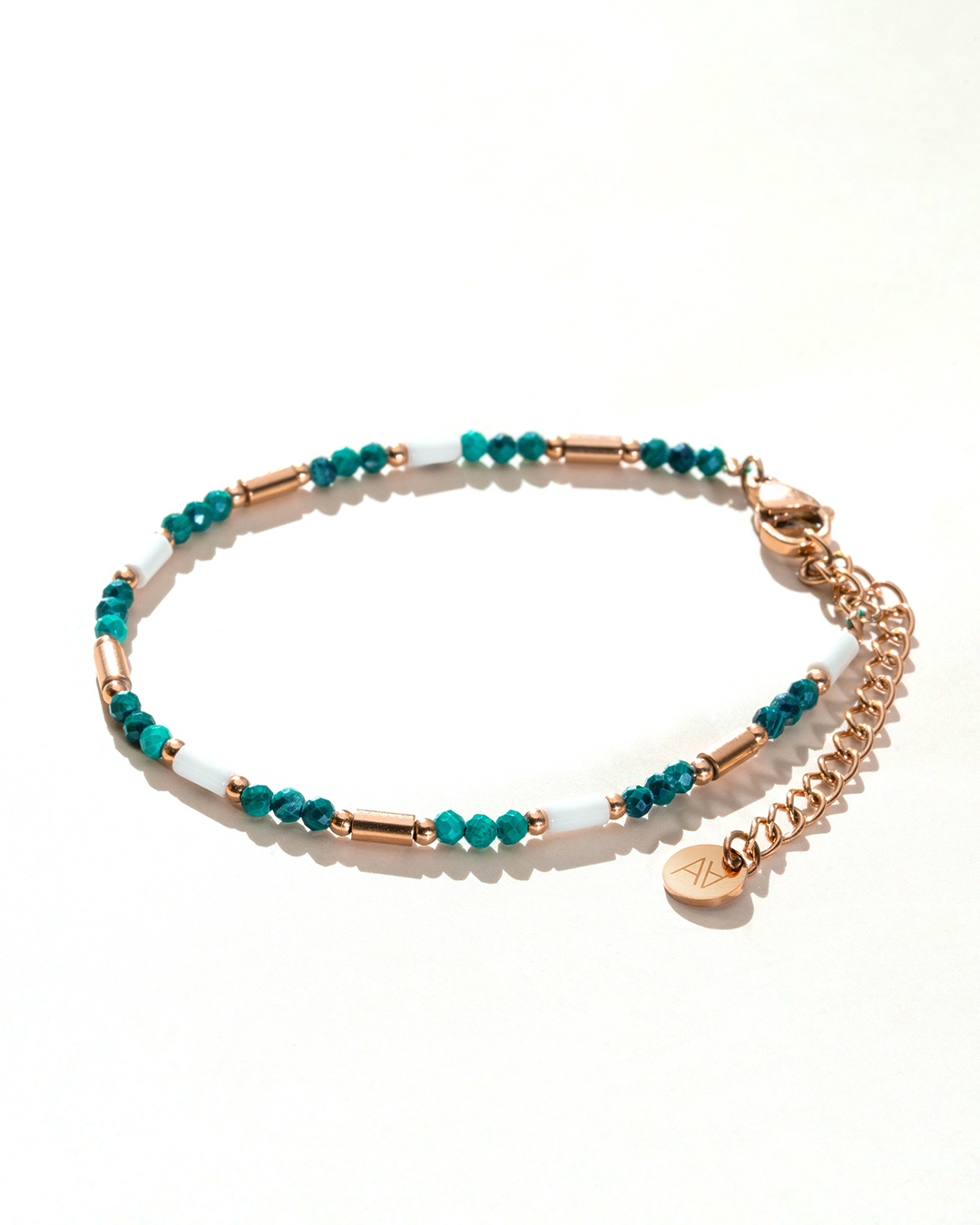 Bracelet Turquoise et Marbre blanc Bosalina