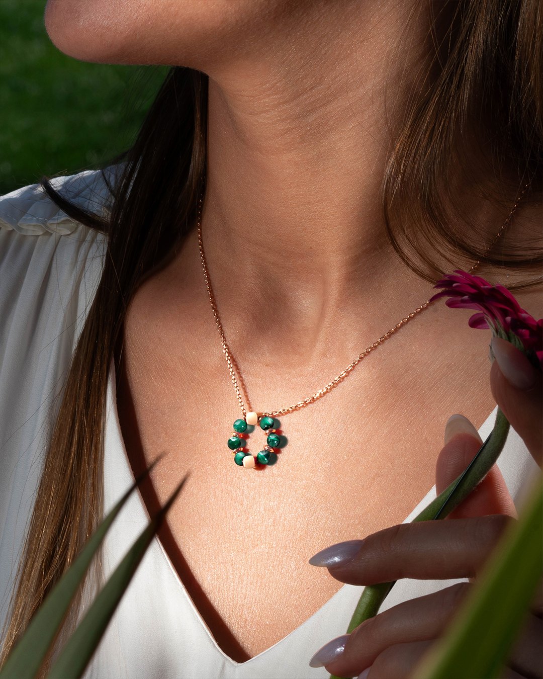 Pendentif Malachite Umbrinia