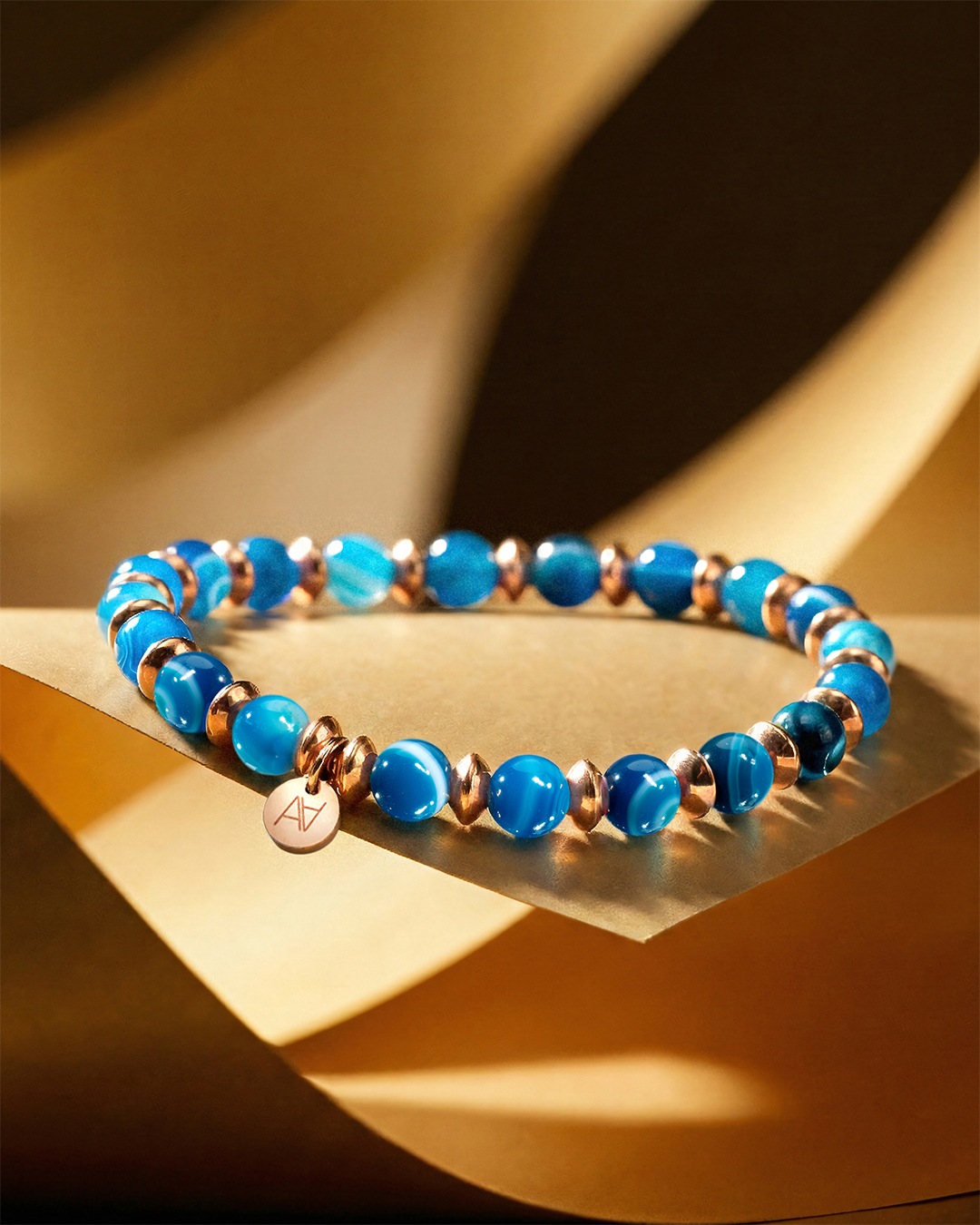 Bracelet Agate bleue Azzurina