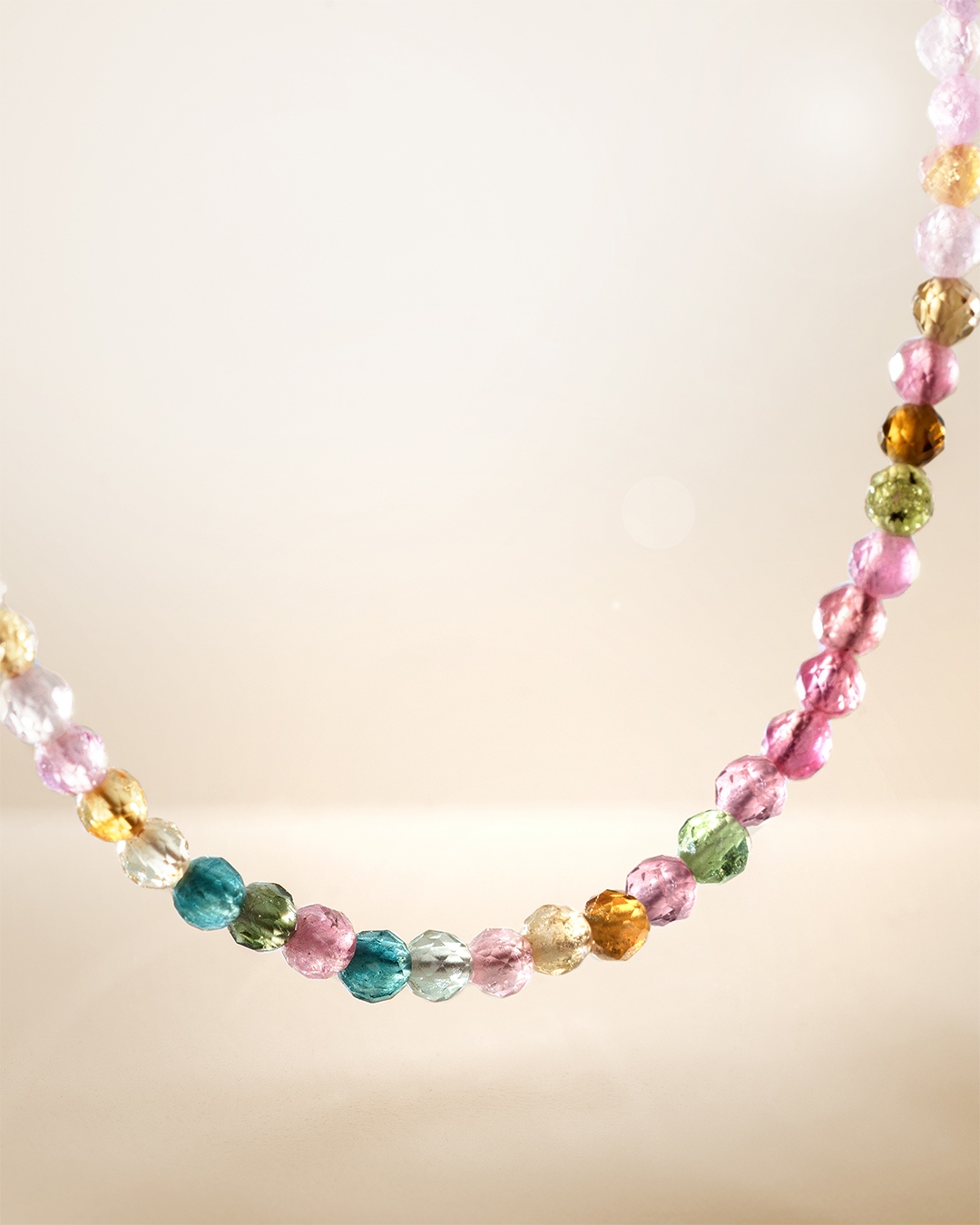 Packshot Pendentif Tourmaline multicolore Monza