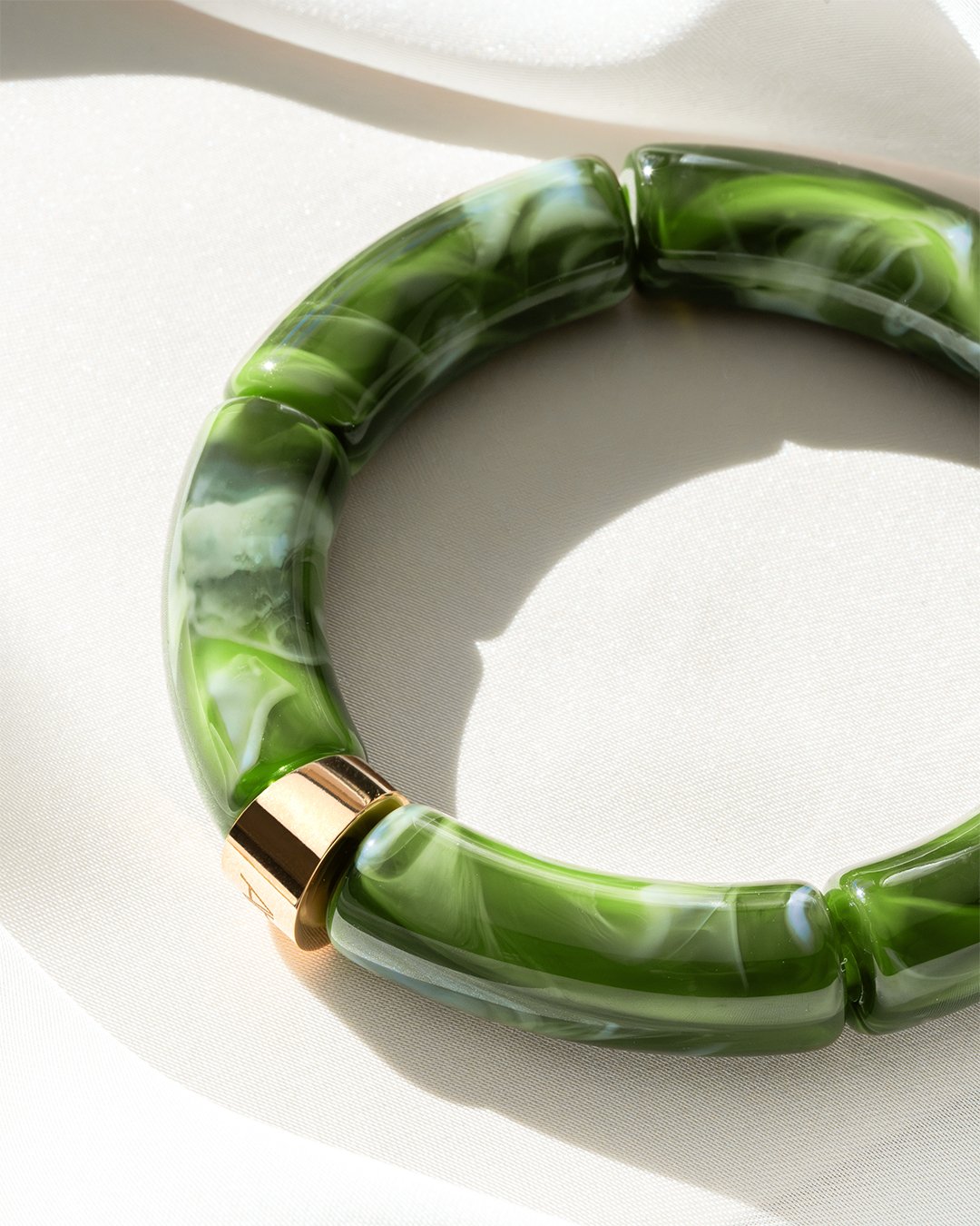 Packshot Bracelet Lueurs d'automne Vert foncé  Rocca