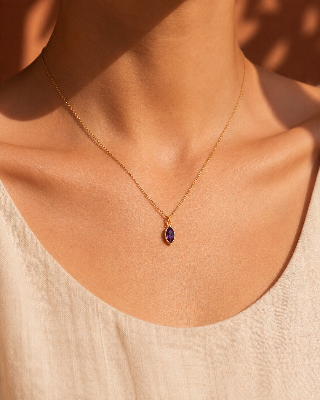 Pendentif Zircon violet Orviettina