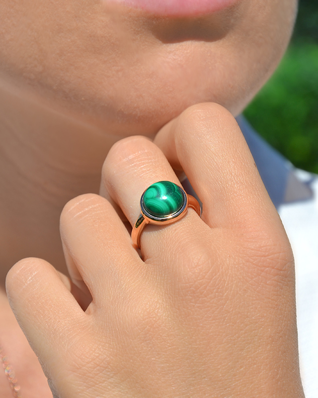 Lifestyle Bague  Malachite Avella