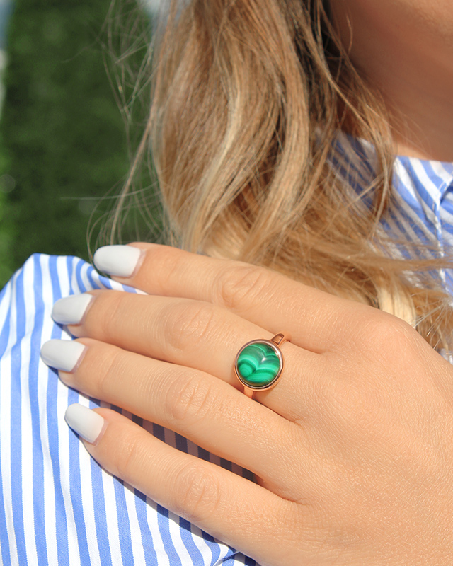 Lifestyle Bague  Malachite Avella