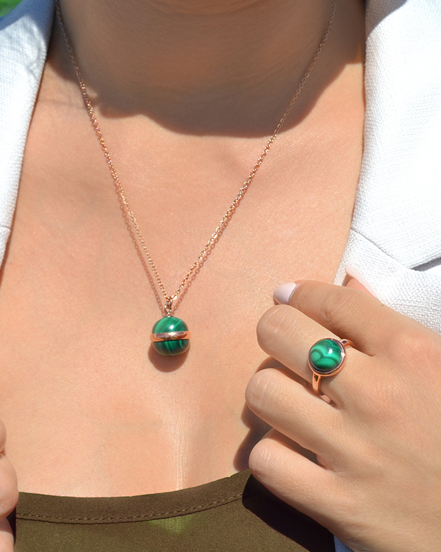 Lifestyle Pendentif  Acier rosé inoxydable Avellinio