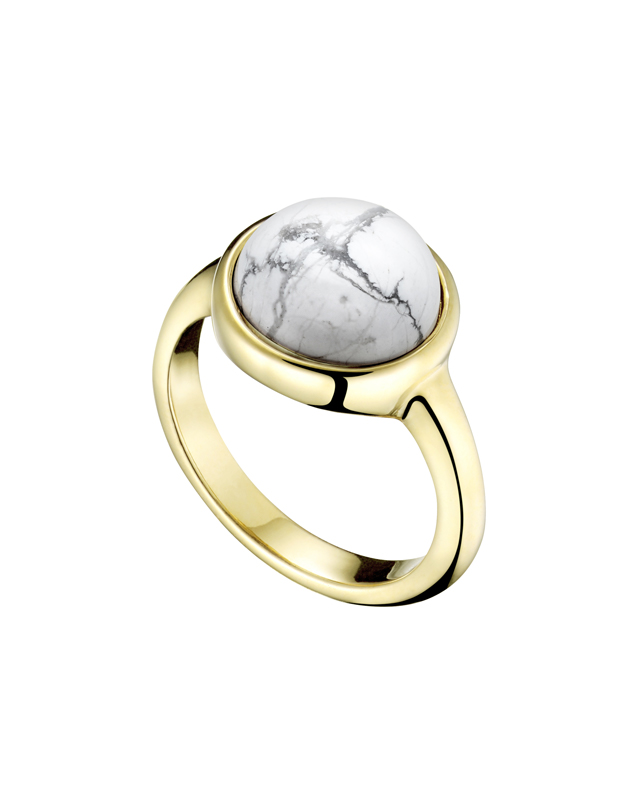 Bague Howlite Blanche Celza
