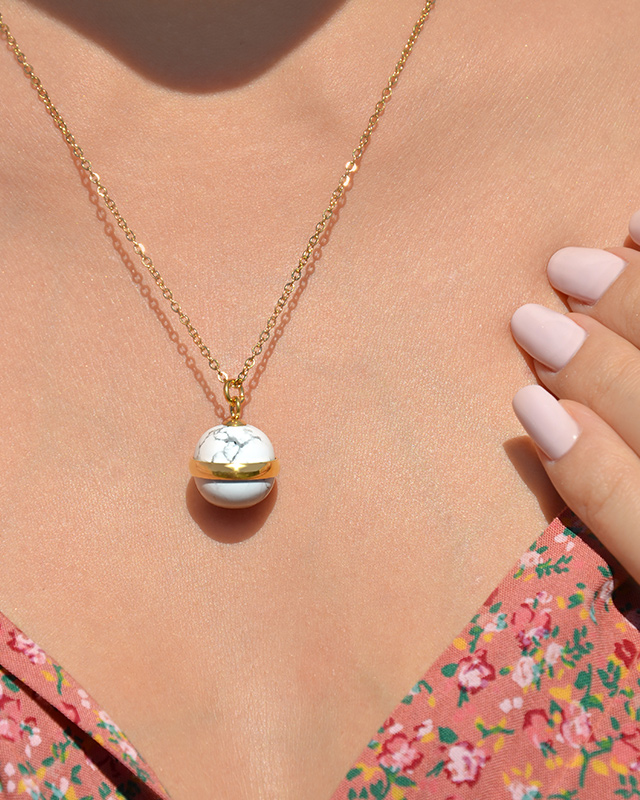 Pendentif  Acier doré inoxydable Celzinio