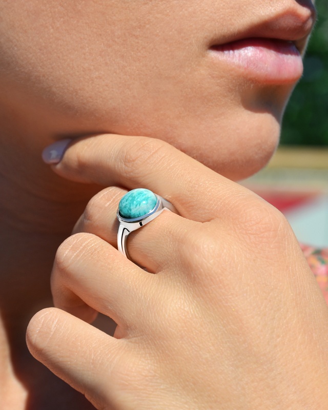 Bague  Amazonite Picarella