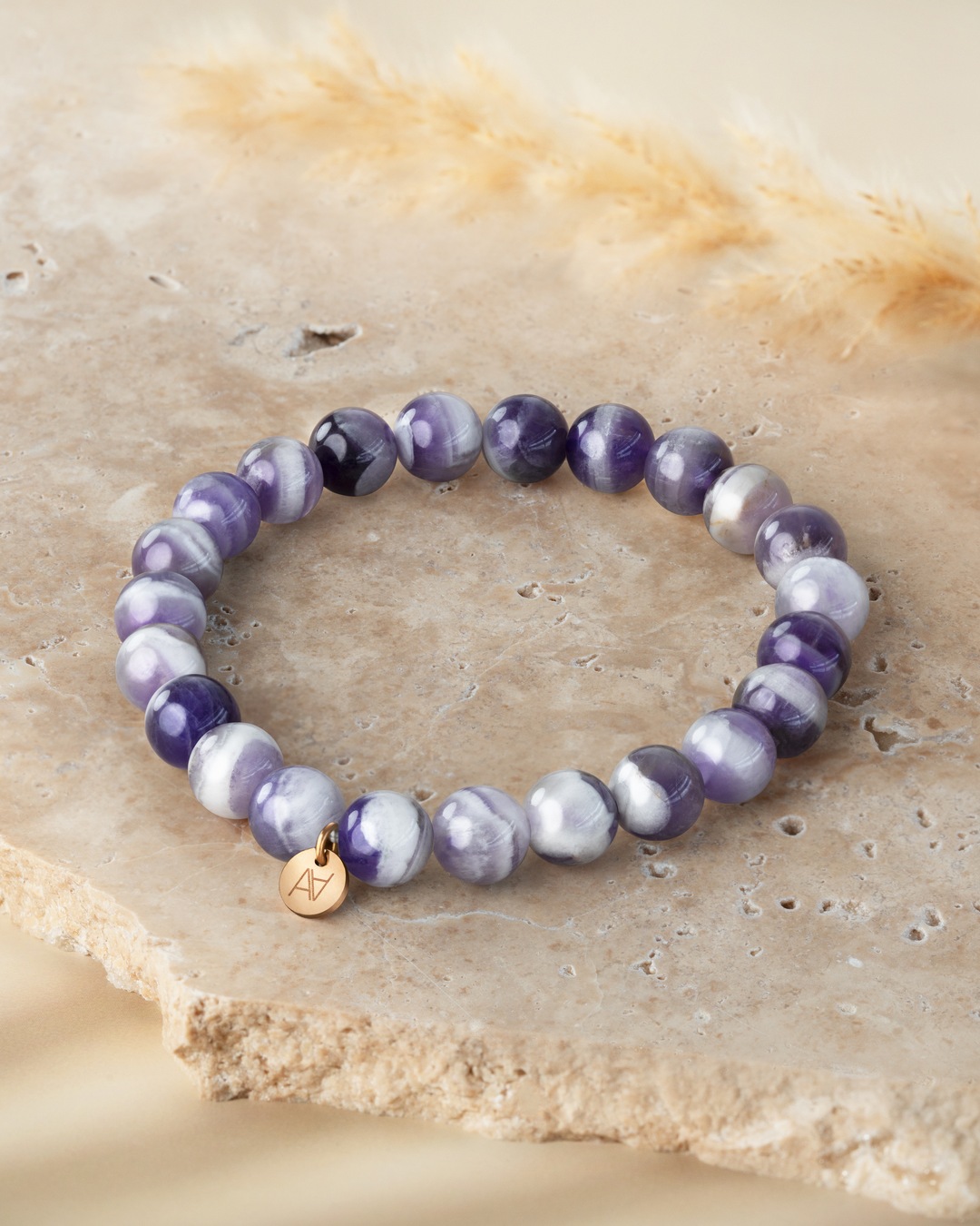 Packshot Bracelet Améthyste rubanée Liguria