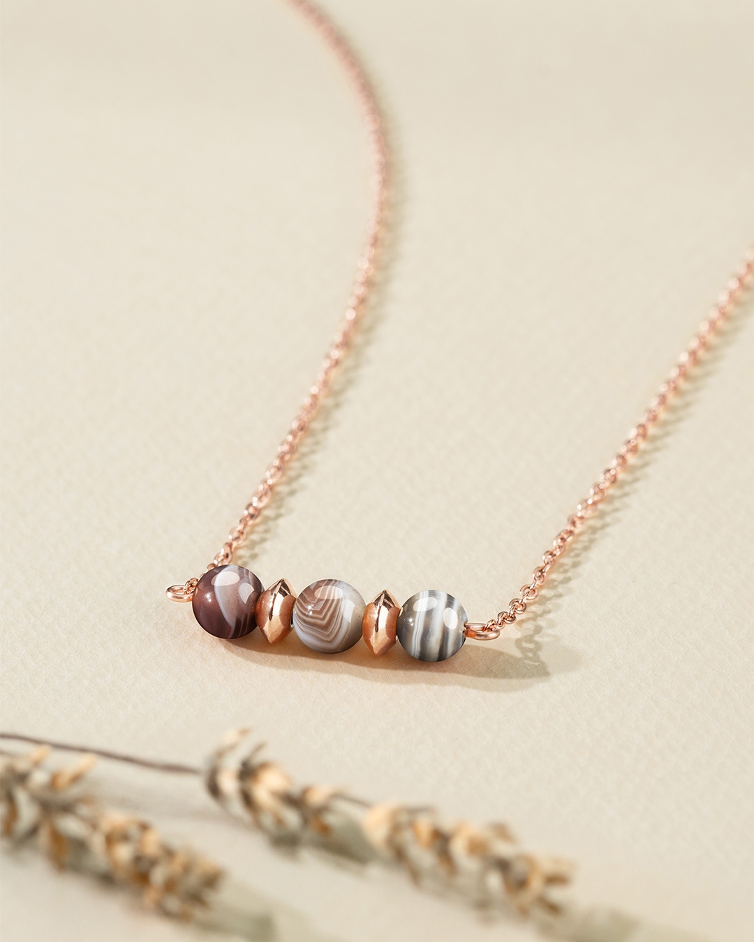 Pendentif Agate du Botswana Avellinia