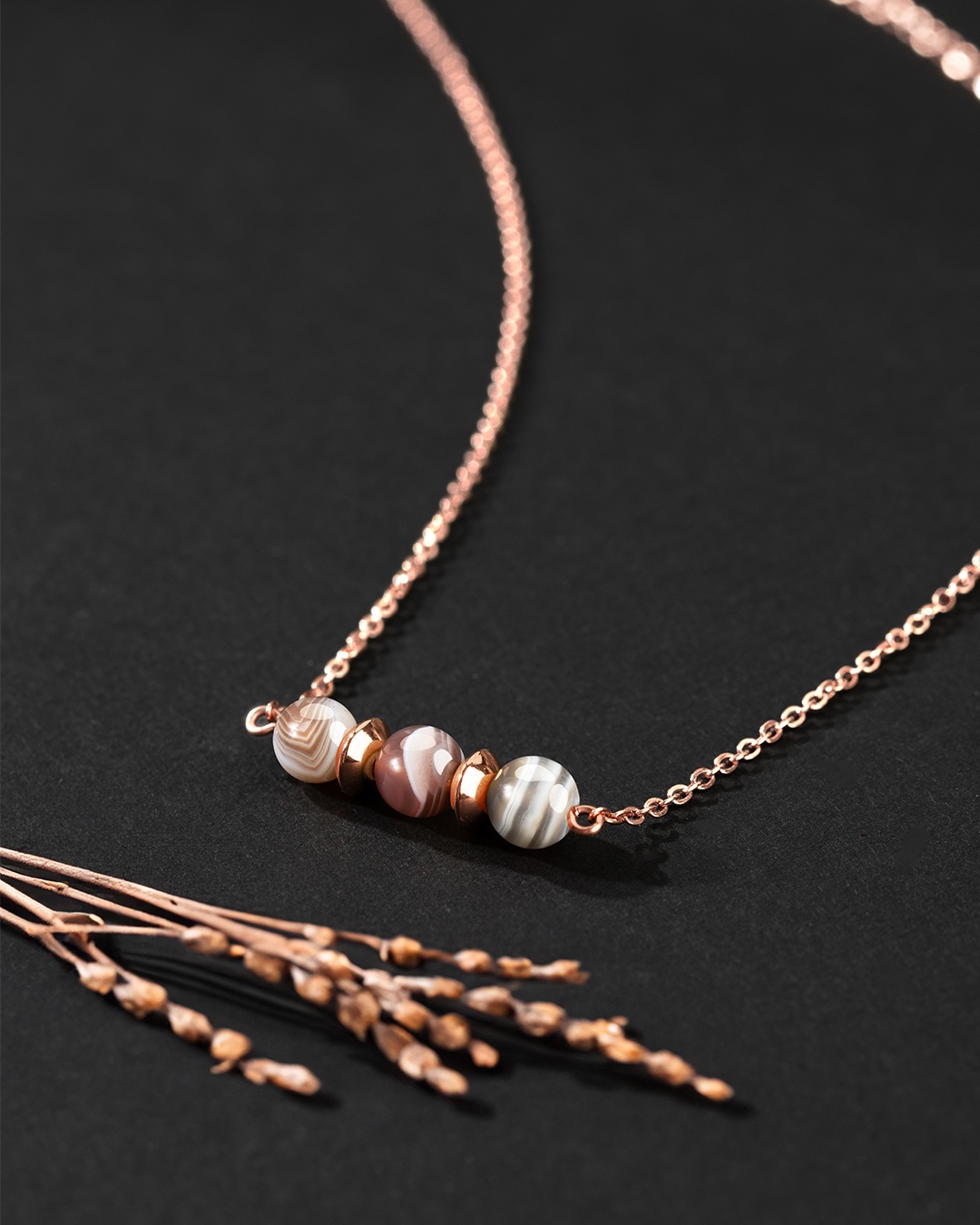 Pendentif Agate du Botswana Avellinia