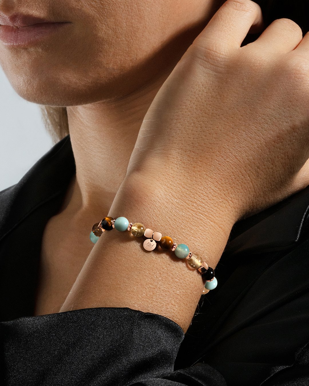 Bracelet Lithothérapie Confiance et équilibre intérieur