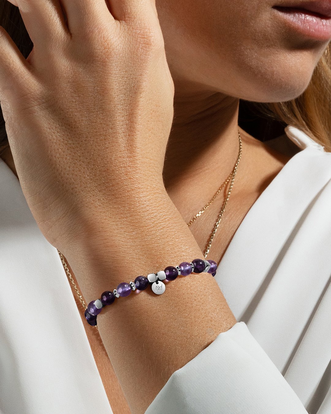 Bracelet Lithothérapie Équilibre Spirituel