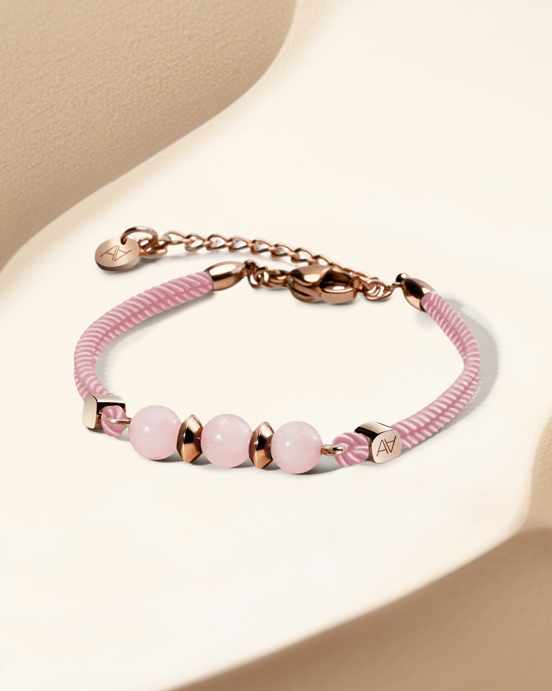 Packshot Bracelet Quartz rose Comineto
