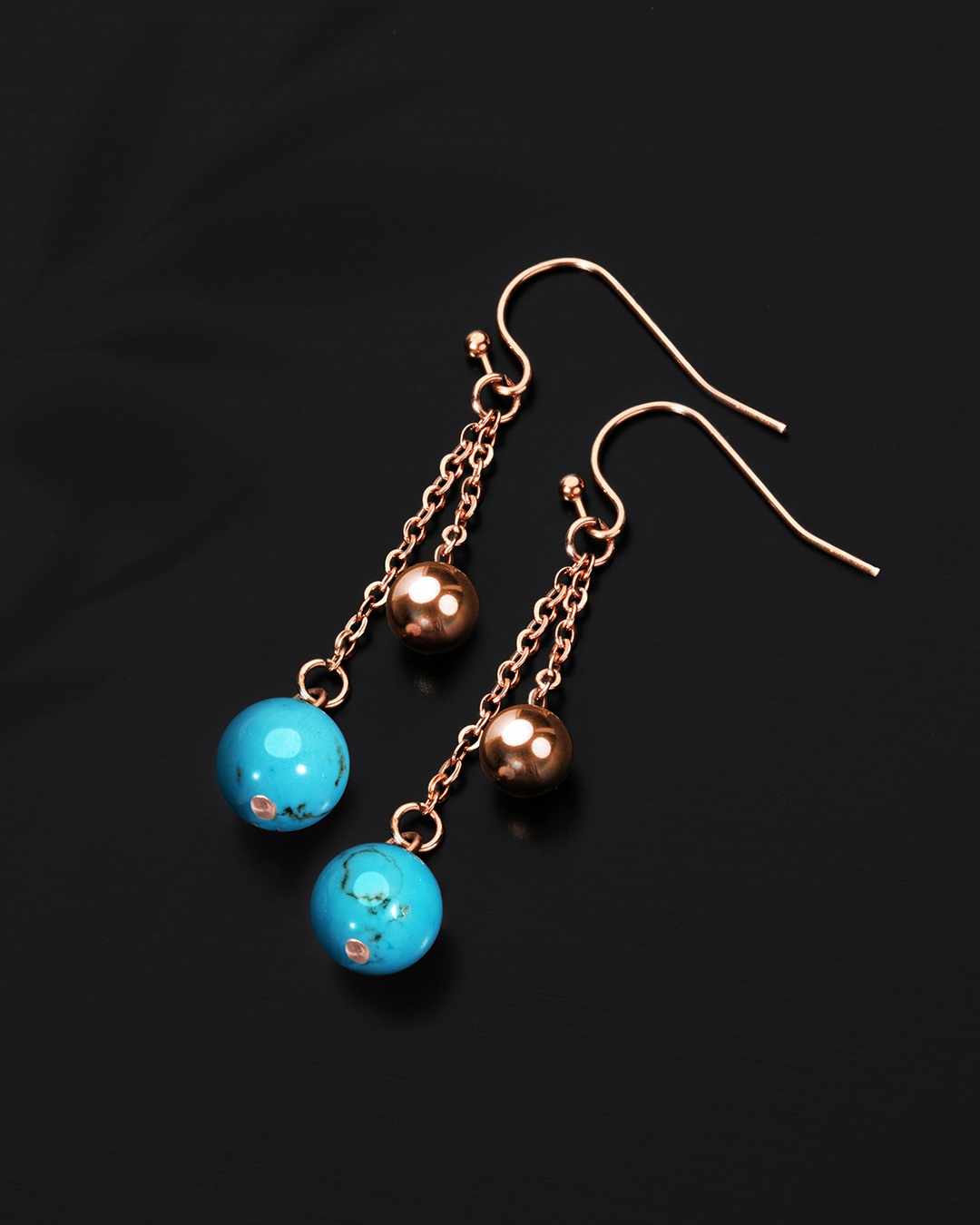 Packshot Boucle d'oreilles Turquoise Atraniti