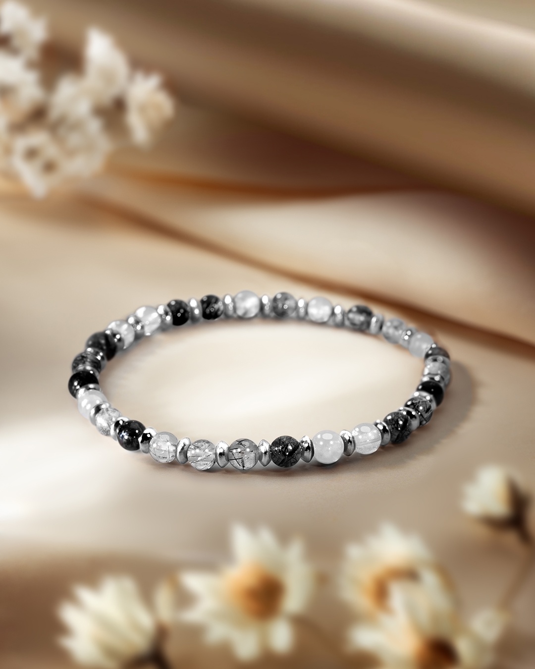 Bracelet Quartz rutile tourmaline Riminito