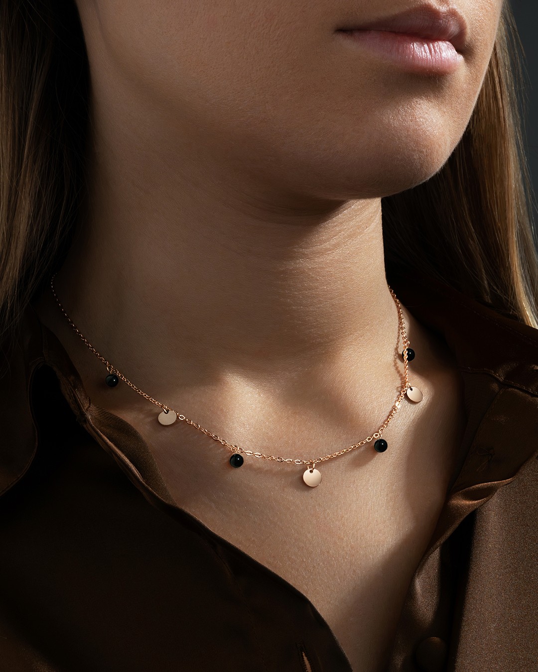 Pendentif Acier rosé inoxydable Leonessotto